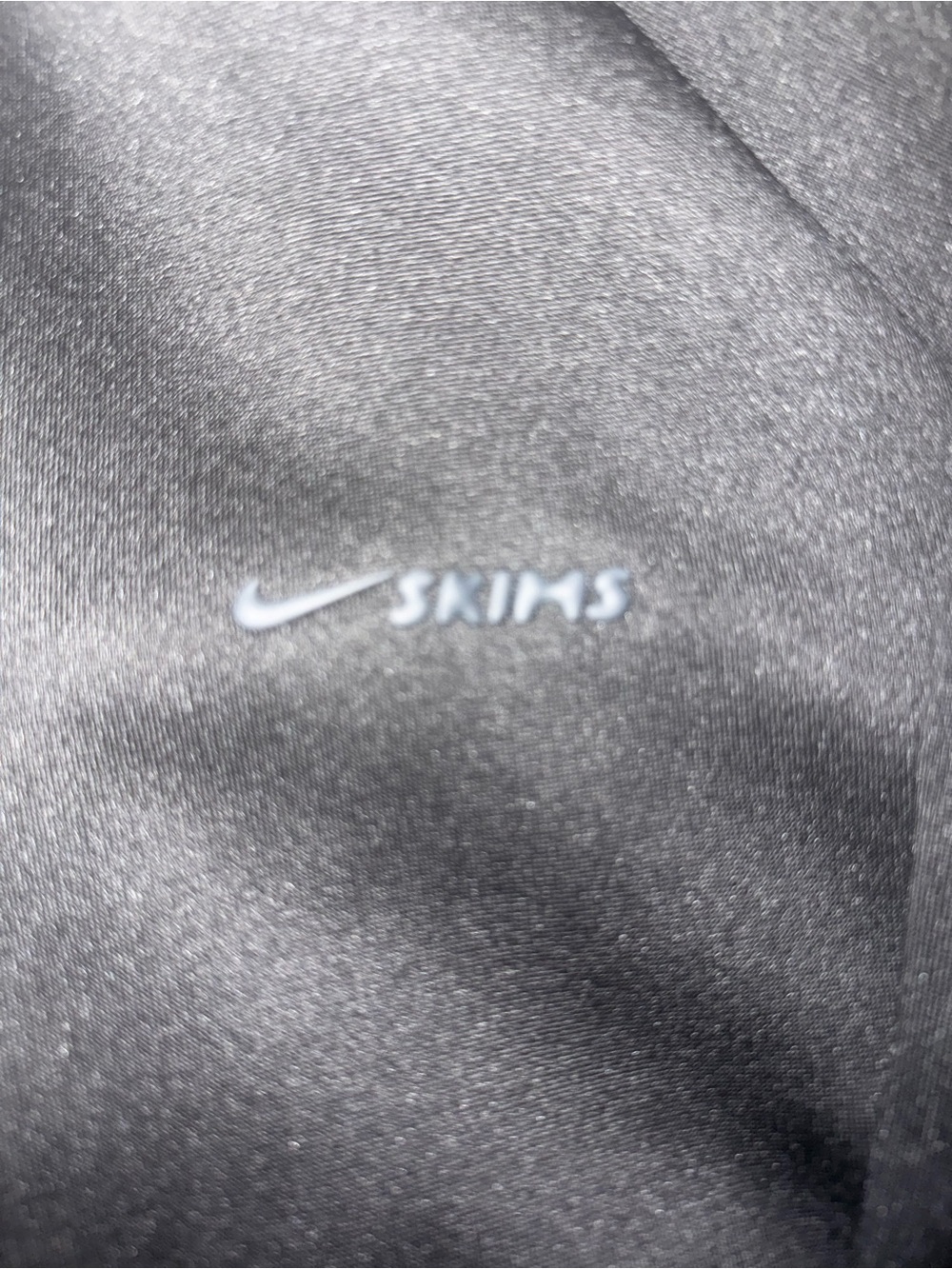 Nike x SKIMS Matte Tricot Track Jacket - Obsidian - Picture 2 of 3